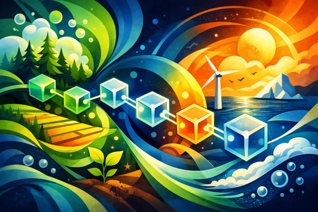 Come certificare i crediti carbonio con blockchain