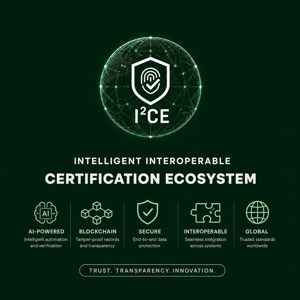 I²CE® Intelligent Interoperable Certification Ecosystem